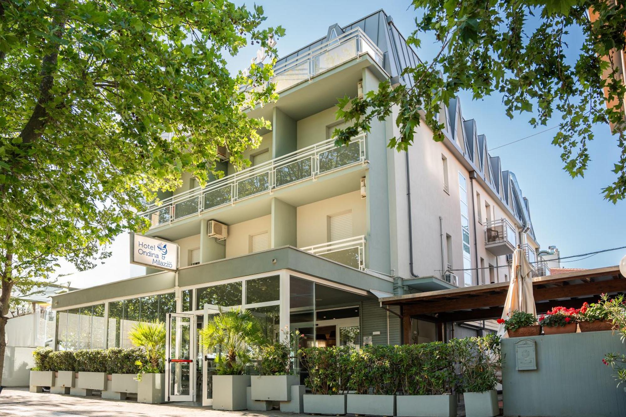 Hotel Ondina E Milazzo Cervia Eksteriør bilde